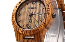 Bewell-ZS-W086B-horloge-hout-2