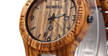Bewell-ZS-W086B-horloge-hout-2